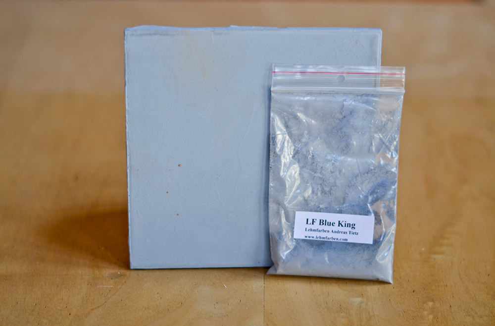 Bild 1 von Lehmfarbe Blue King 2.0 samtrau (Blau-Violett)  / (Menge) 1,0 kg